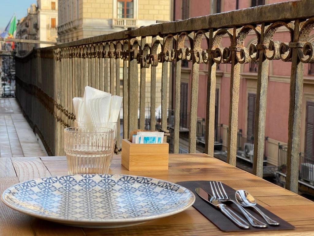 Balkón nebo terasa v ubytování Heritage Collection Palermo B&B