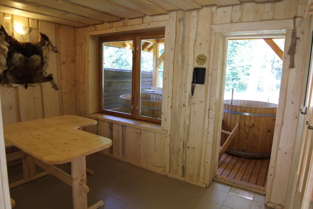 Posezení v ubytování Forest House