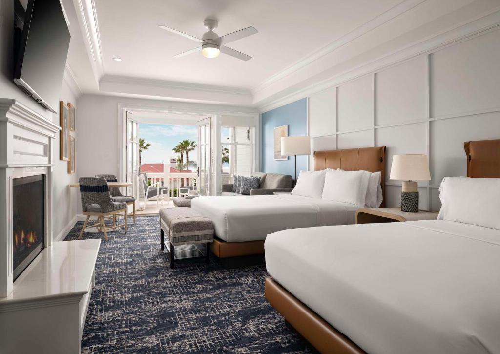 Beach Village at The Del, LXR Hotels & Resorts - Sala De Villa Reina Con Vista Al Mar