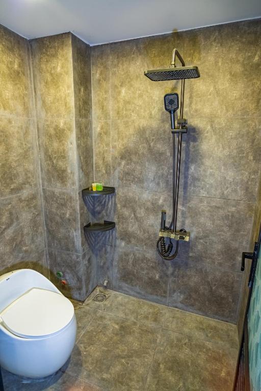 Koupelna v ubytování Hafi Boutique Hotel