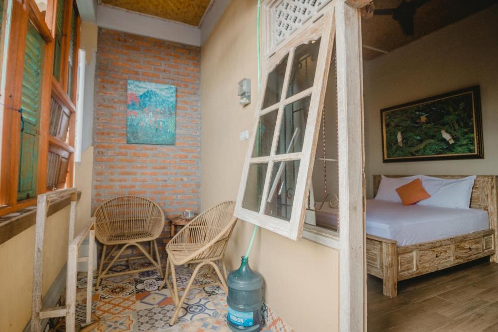 Letto o letti in una camera di Samblung Mas House
