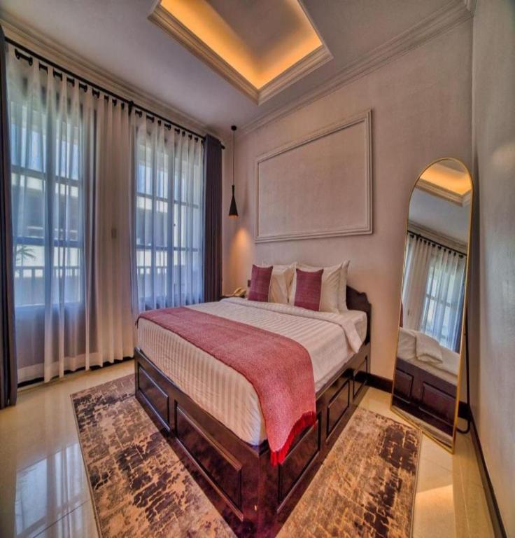 Cama o camas de una habitación en Bodee Corner