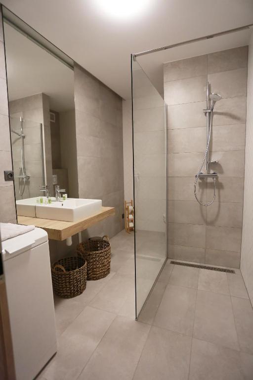 Koupelna v ubytování Apartment Dolfi, Senec