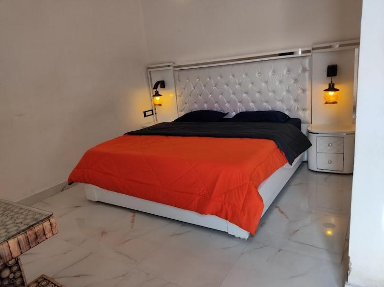 Postel nebo postele na pokoji v ubytování Hotel Srj Farm