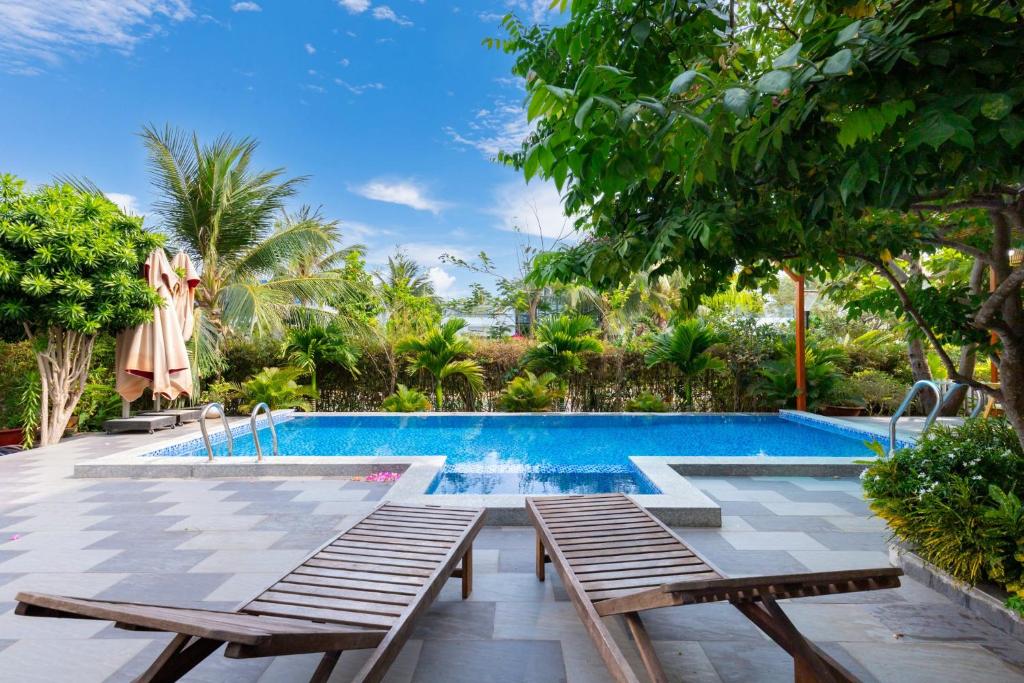 Bazén v ubytování R7 Aria Resort nebo v jeho okolí