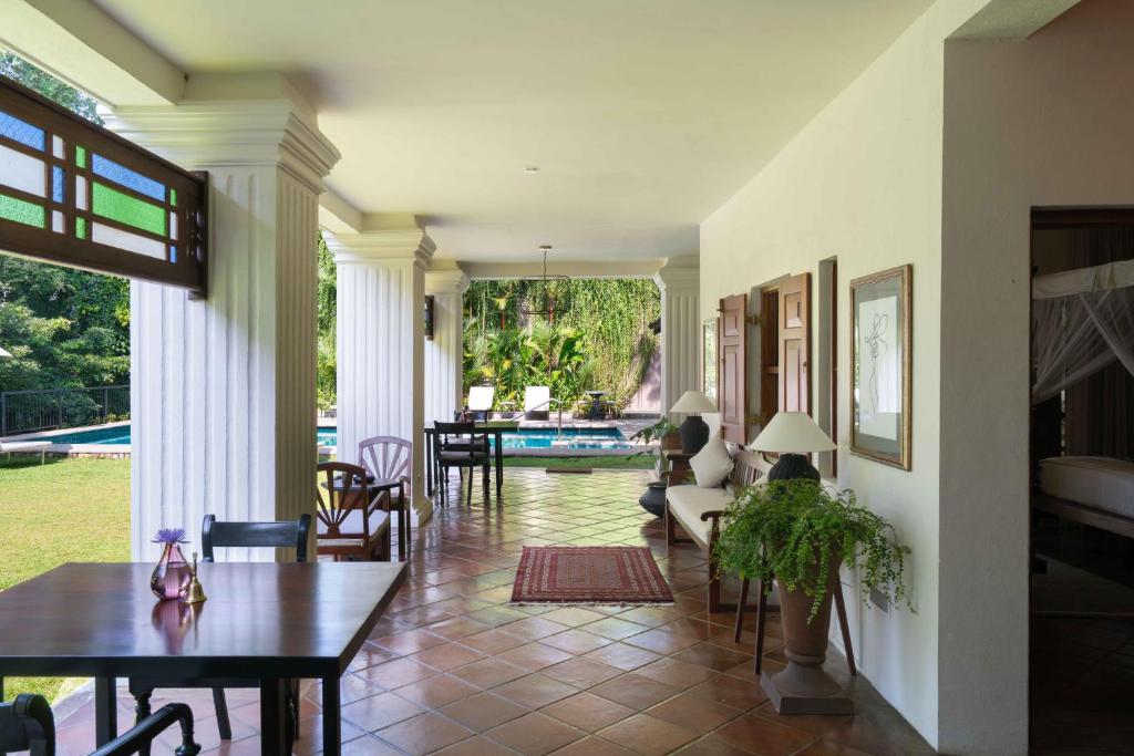 Posezení v ubytování Taru Villas Kandy