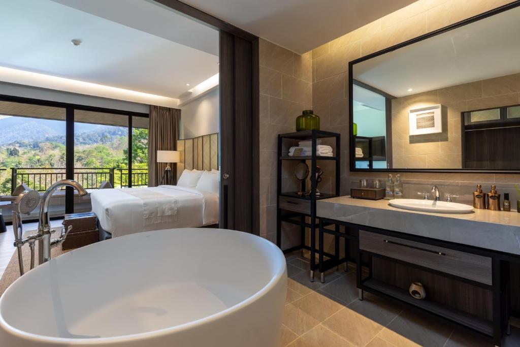 Kachonghills Tented Resort Trang - Chambre Double Avec Vue Sur La Montagne