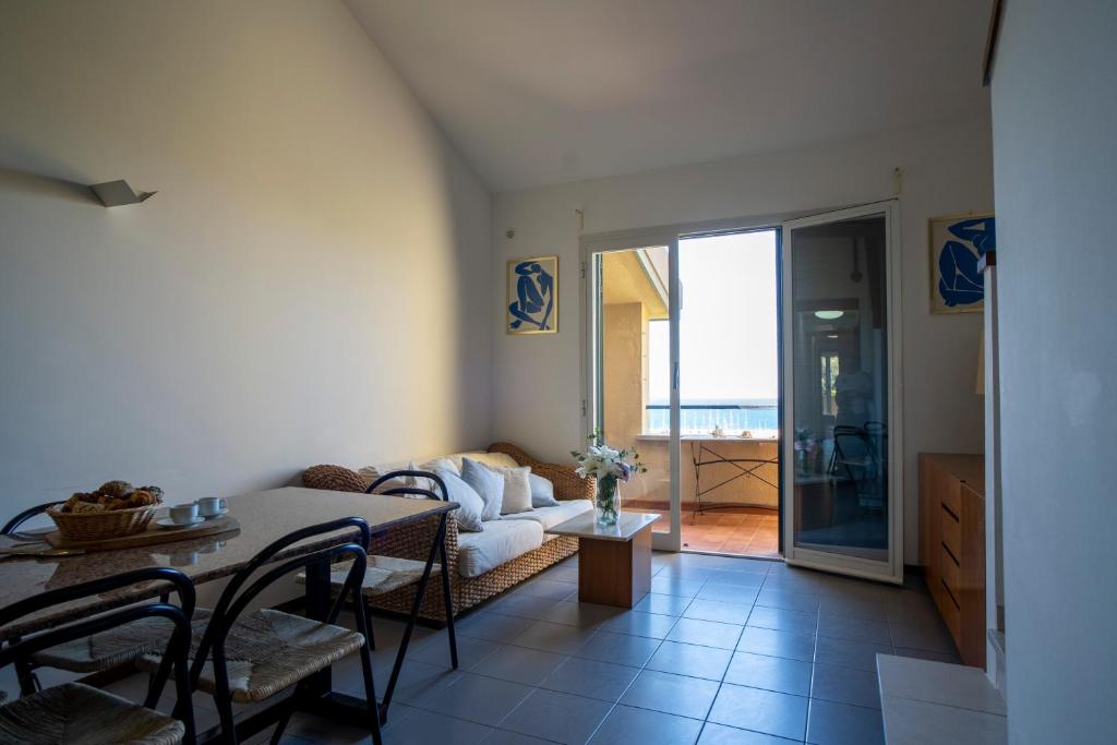 Posezení v ubytování Miramare apartments