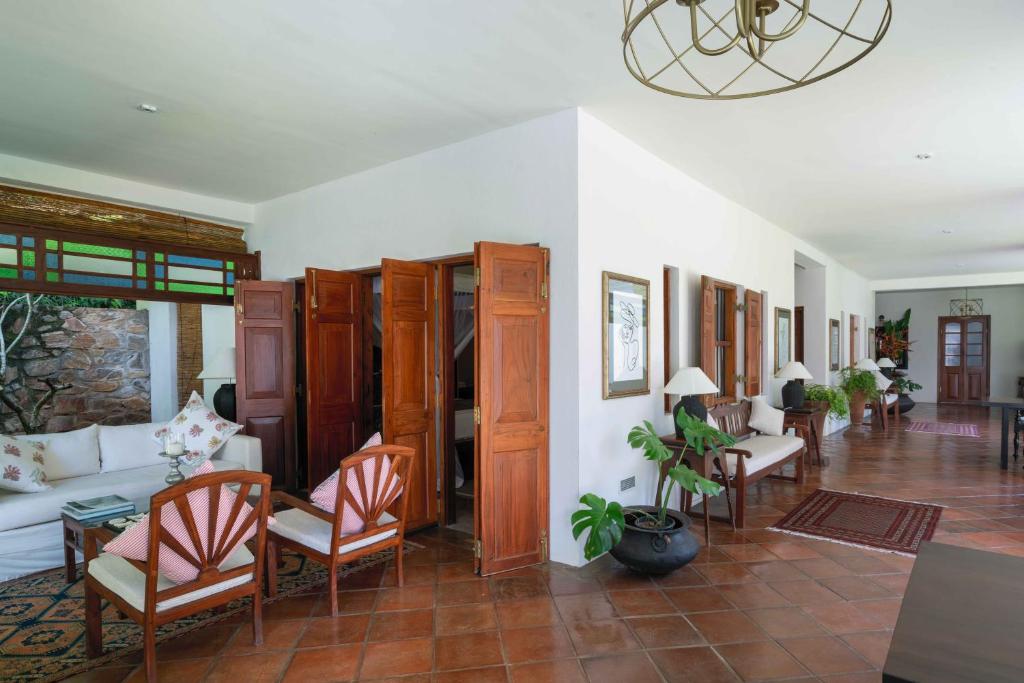 Posezení v ubytování Taru Villas Kandy