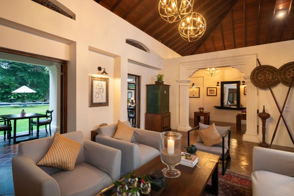 Posezení v ubytování Taru Villas Kandy