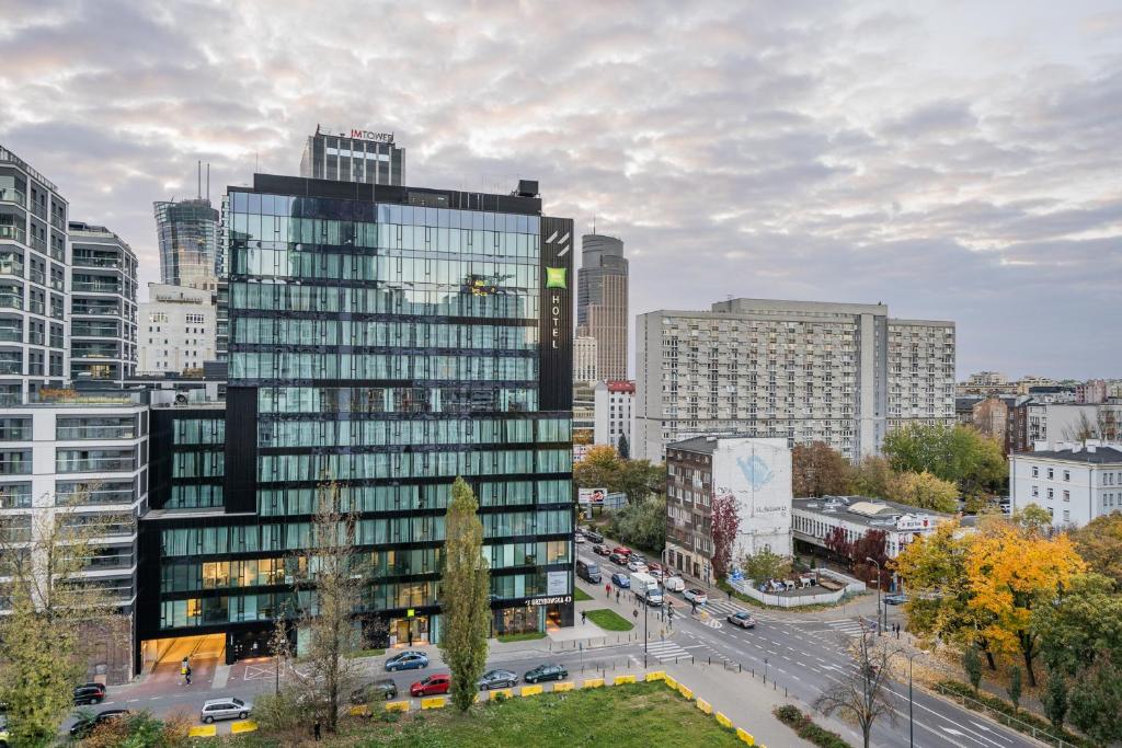 Výhľad na mesto Varšava alebo výhľad na mesto priamo z apartmánu