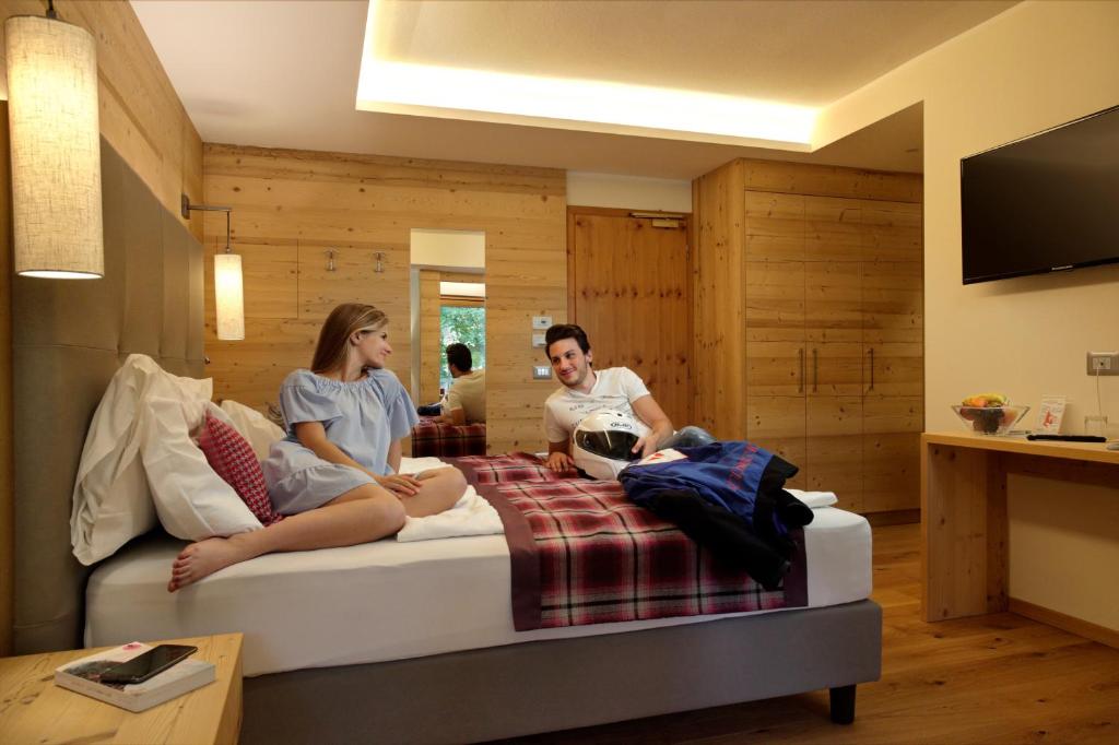 TV a/nebo společenská místnost v ubytování Active Hotel Monte Giner
