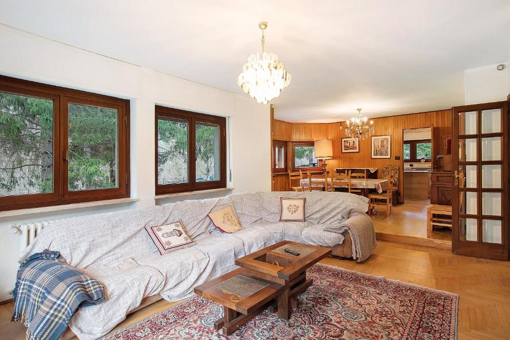 Posezení v ubytování Maison La Truite