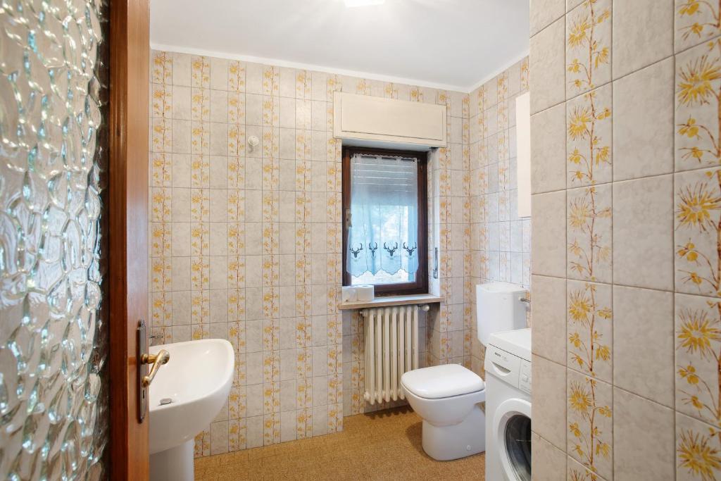 Koupelna v ubytování Maison La Truite