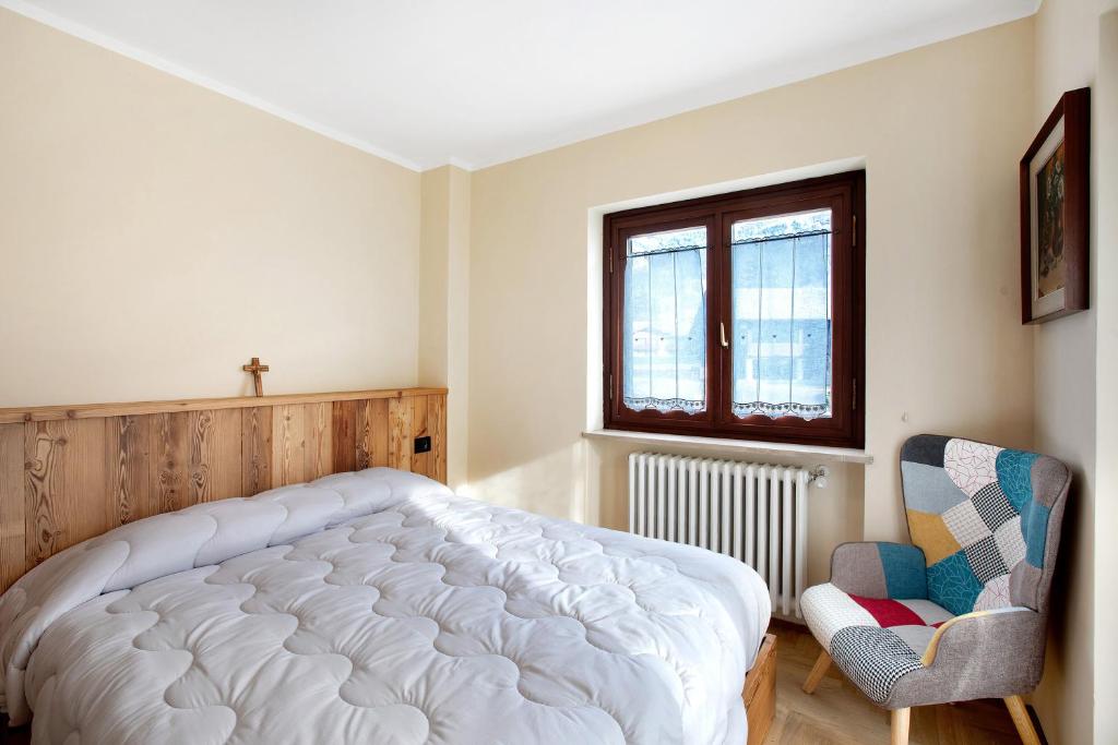 Postel nebo postele na pokoji v ubytování Maison La Truite