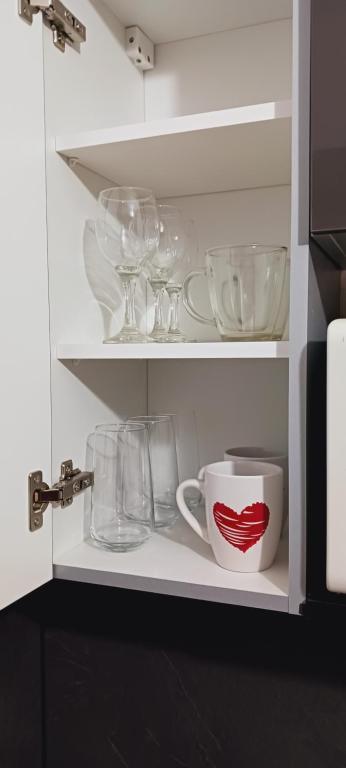 Kuchyňa alebo kuchynka v ubytovaní Studio Apartment Nani Centar