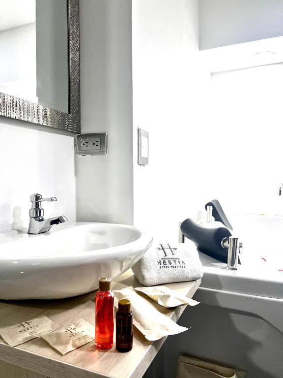 Koupelna v ubytování Orbe Hotel Medellín