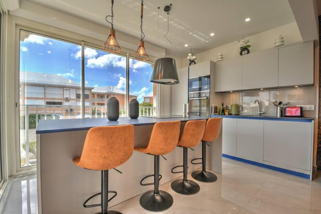 Kuchyň nebo kuchyňský kout v ubytování Appartement TalyJay