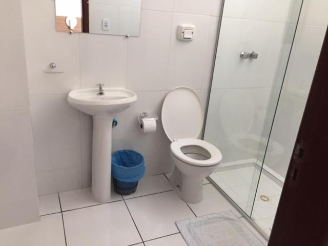 Koupelna v ubytování Grand Prix Hotel