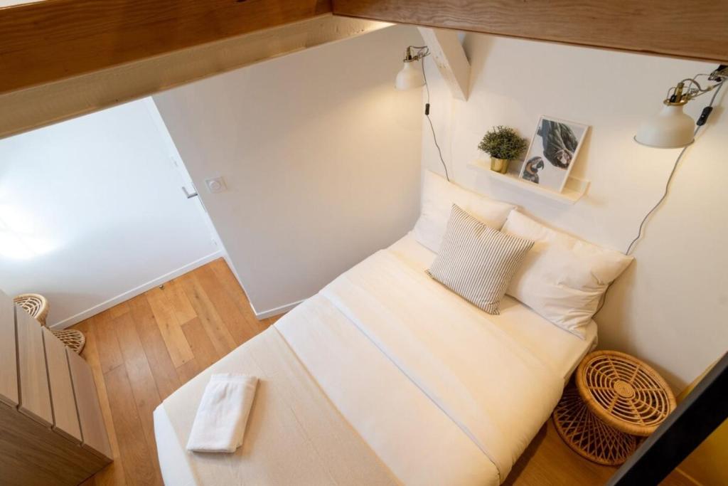 Posteľ alebo postele v izbe v ubytovaní Unique 3 bed house in Old Lille!