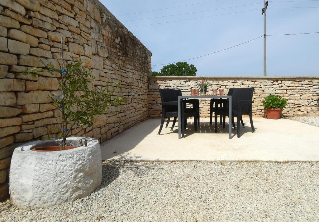 Patio lub wspólna przestrzeń na świeżym powietrzu w obiekcie Apartman Paštura