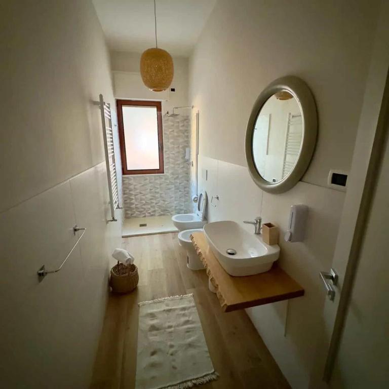 Koupelna v ubytování TERRA DI SUD Matera