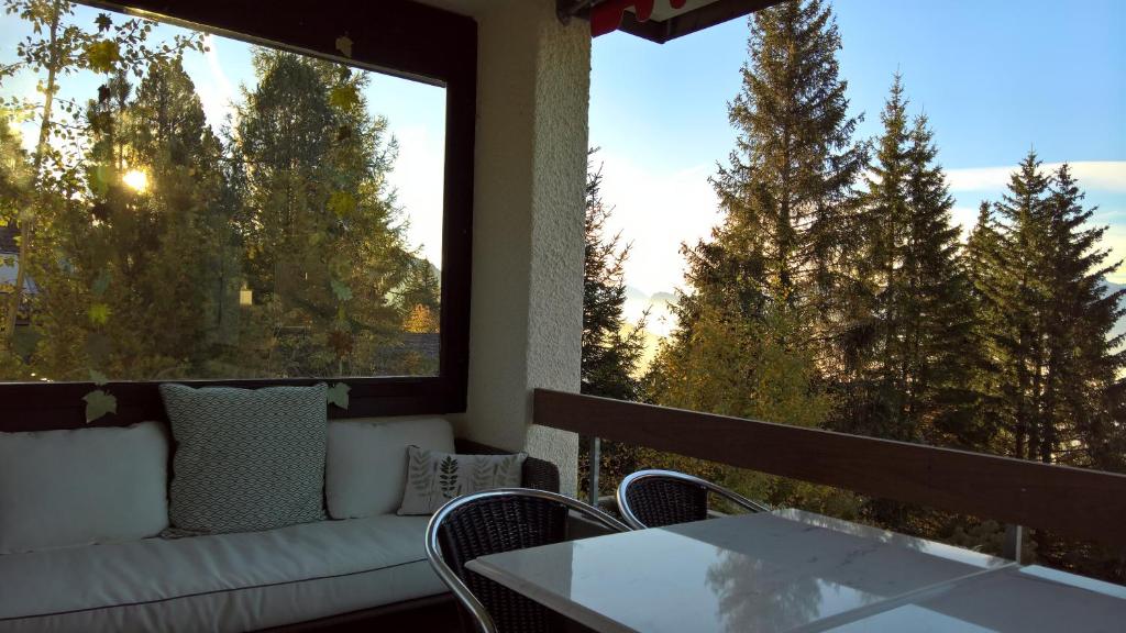 Balkón nebo terasa v ubytování Rigiana auf der Königin der Berge