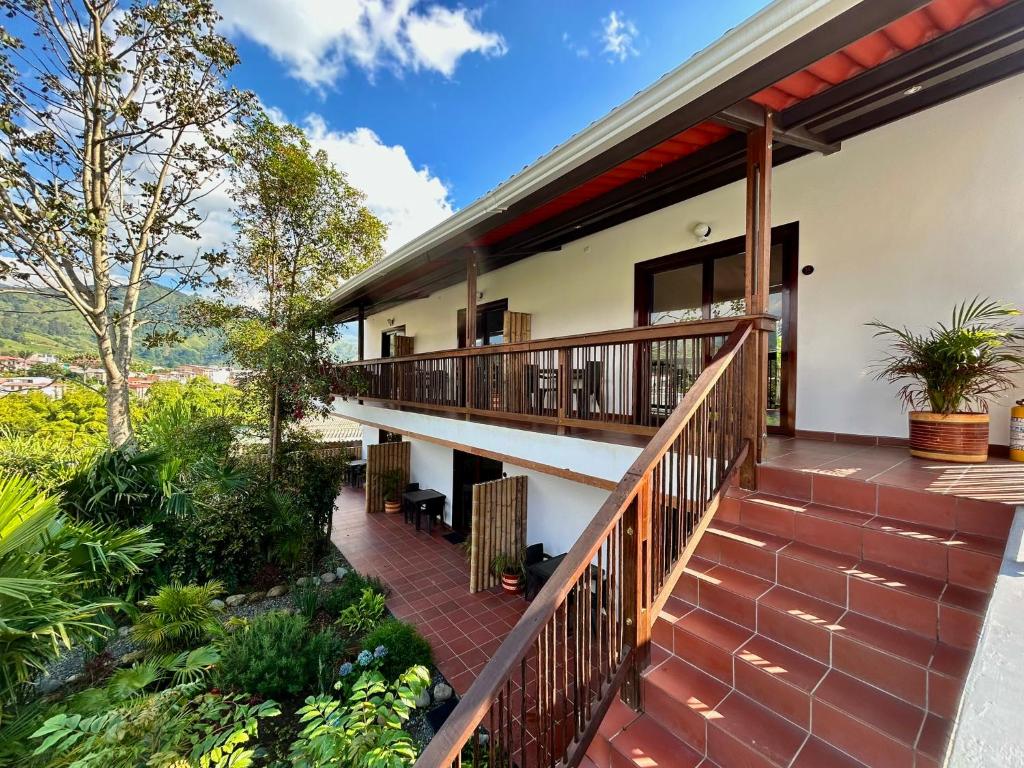 an image of a house with a balcony at Villa Salento Boutique Apartments & Spa in Salento