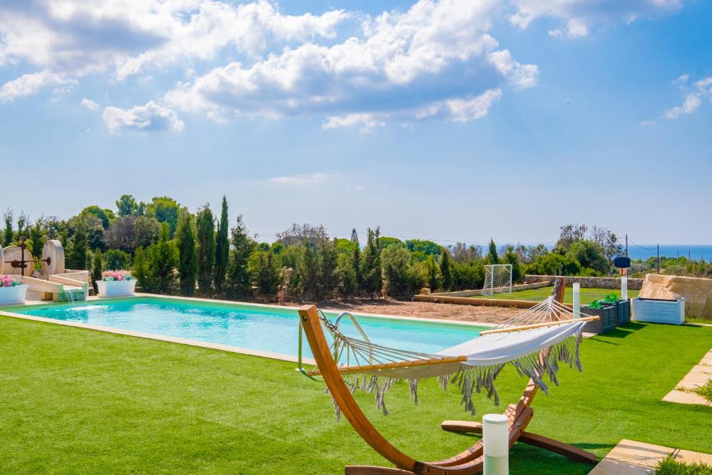 The swimming pool at or close to Villa Falcone - Luxury Pool Sea View