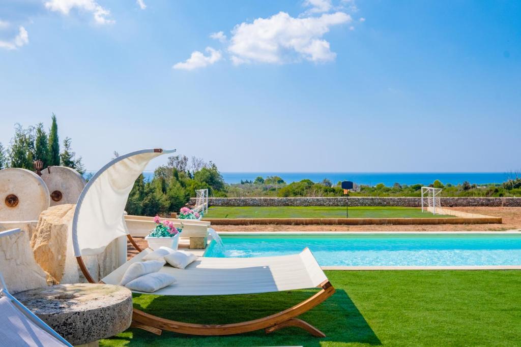 The swimming pool at or close to Villa Falcone - Luxury Pool Sea View