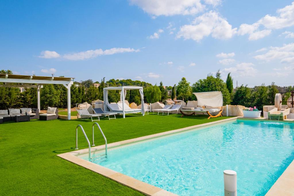 The swimming pool at or close to Villa Falcone - Luxury Pool Sea View