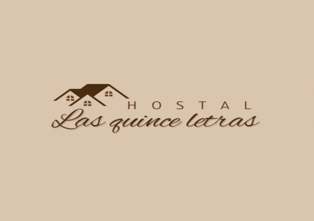 a house logo with the title logo for a real estate agency at Hostal Las Quince Letras in Tehuacán