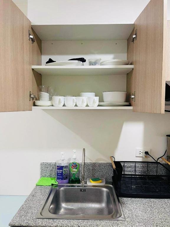 Kuchyň nebo kuchyňský kout v ubytování RGM PLACE