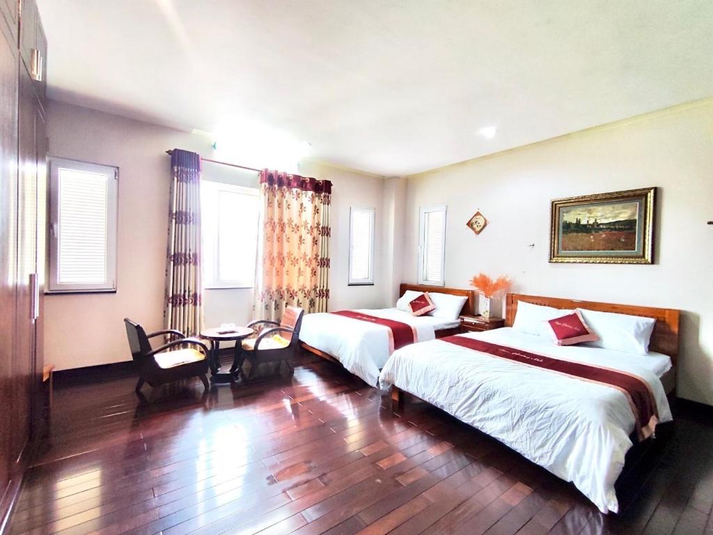 Postel nebo postele na pokoji v ubytování Ngọc Phương Anh Homestay Huế