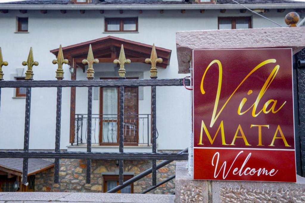 Certifikát, hodnocení, plakát nebo jiný dokument vystavený v ubytování Vila Mata