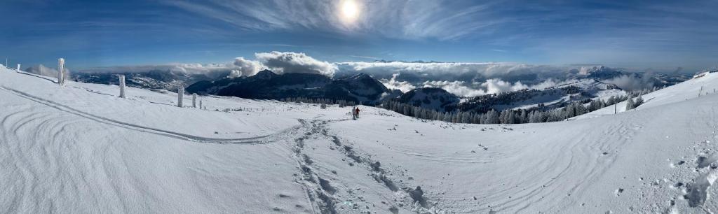 Rigiana auf der Königin der Berge v zimě