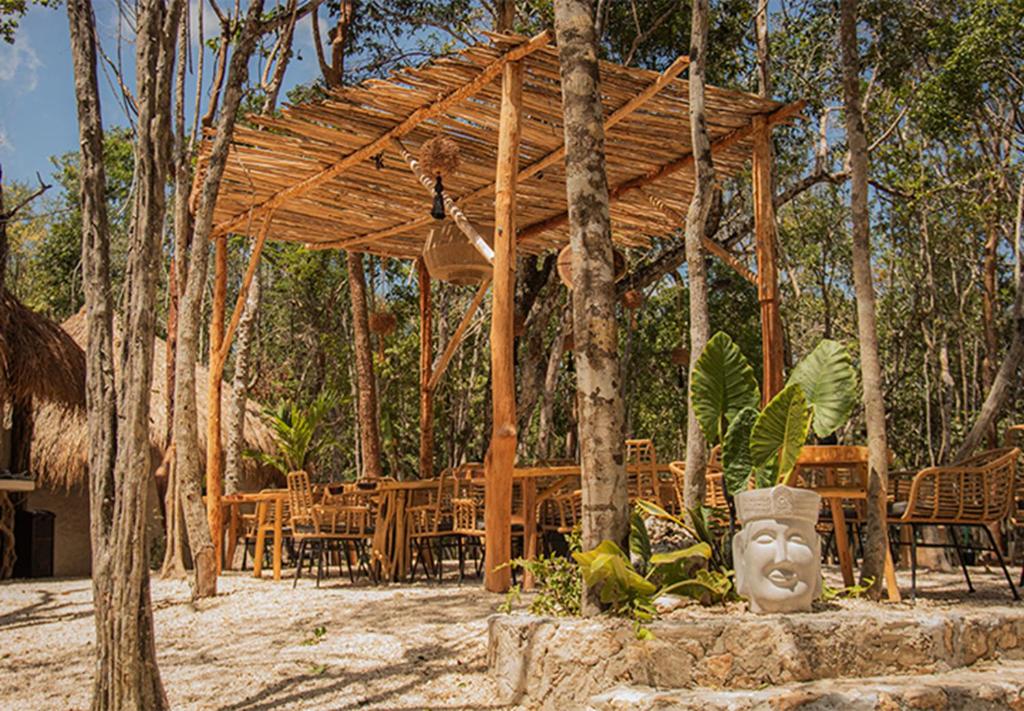 Zahrada ubytování The Yellow Nest Tulum