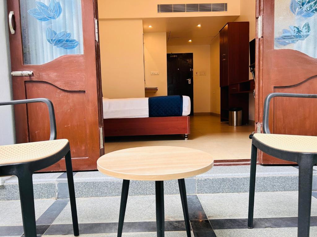 Posezení v ubytování Le MIAMI RESORT