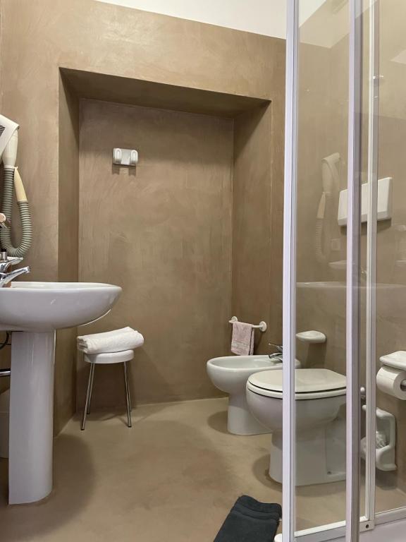 Kúpeľňa v ubytovaní Albergo La Meridiana