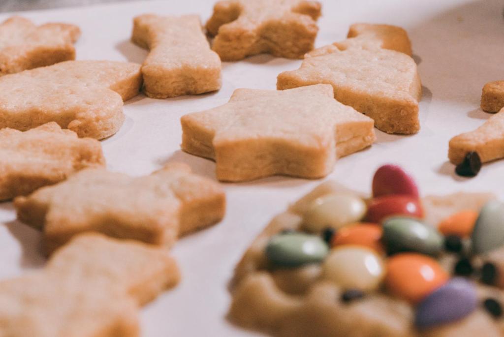 a group of gingerbread houses with candy on them at Hôtel Alpen Ruitor in Méribel