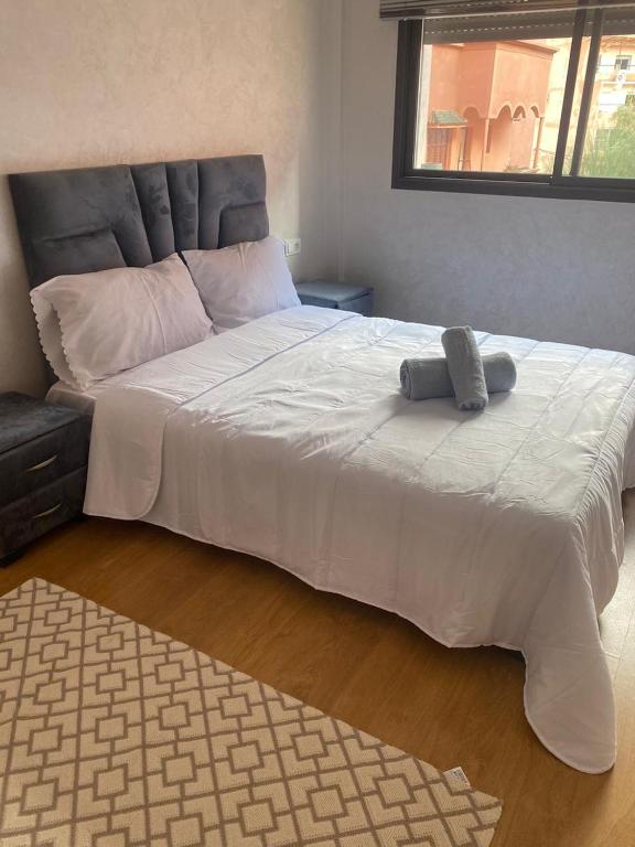 Кровать или кровати в номере Luxury apart à Gueliz Marrakech