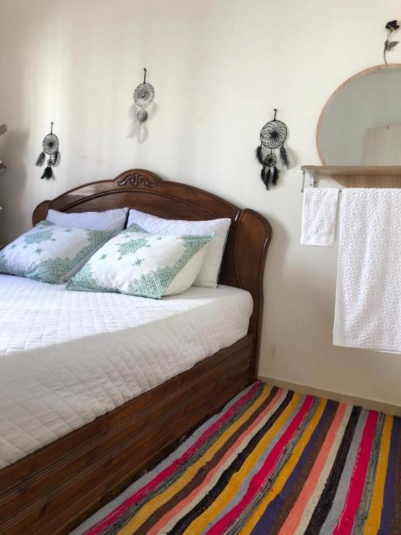Postel nebo postele na pokoji v ubytování Room in Agadir Morocco
