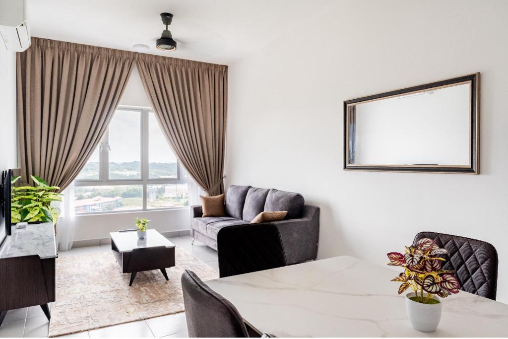 Χώρος καθιστικού στο Residensi Ostia by ZUJ