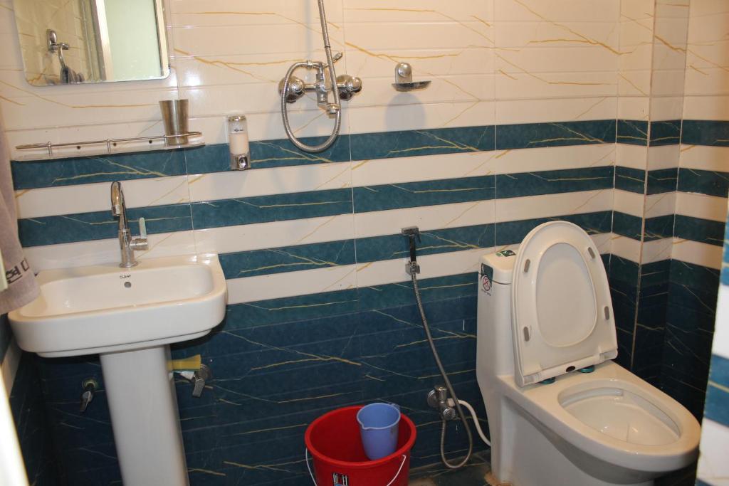 Koupelna v ubytování KAJI HOME