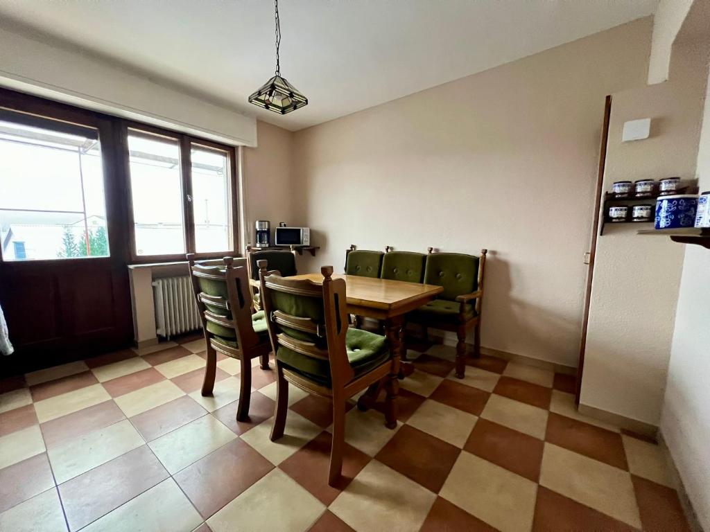 Kuchyň nebo kuchyňský kout v ubytování Hessestub mit Sauna