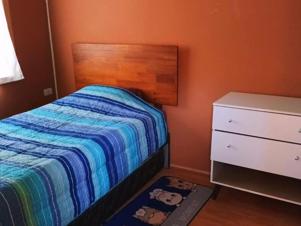Postel nebo postele na pokoji v ubytování Hostal Al Yaras