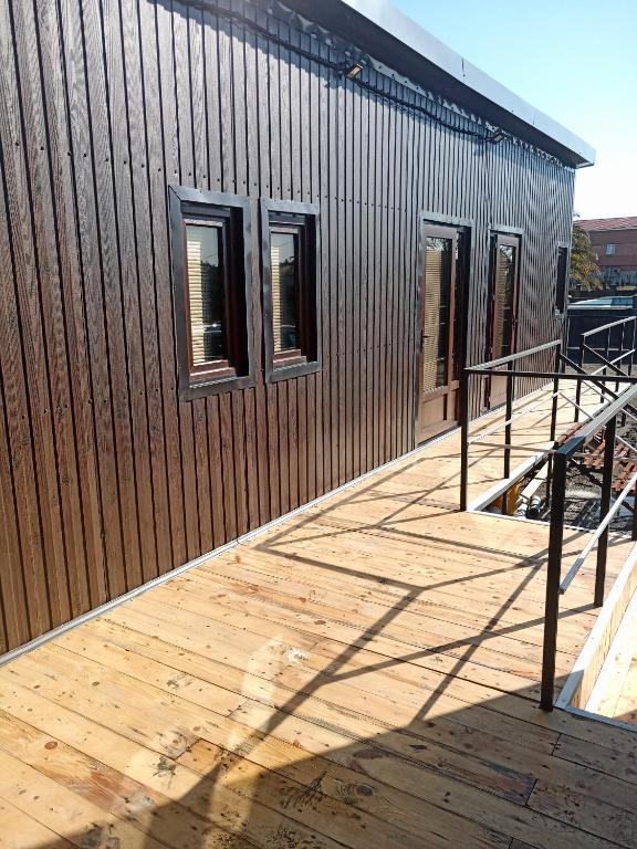 Balkón nebo terasa v ubytování Hotel studio deluxe Sauna