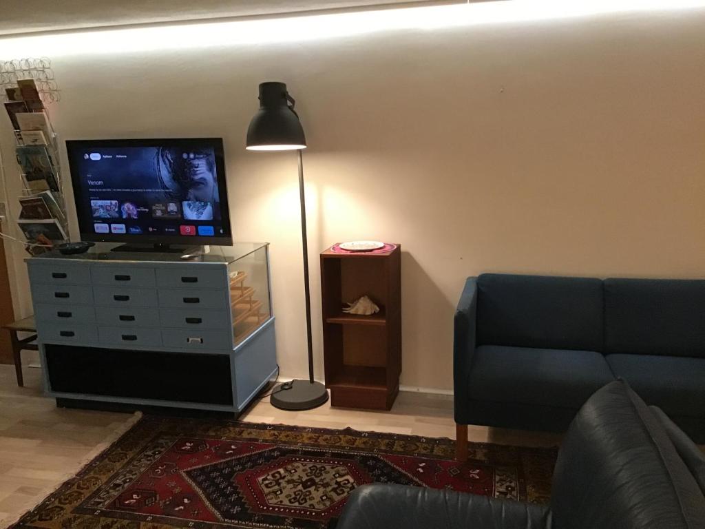 TV a/nebo společenská místnost v ubytování GETGYR Hostel