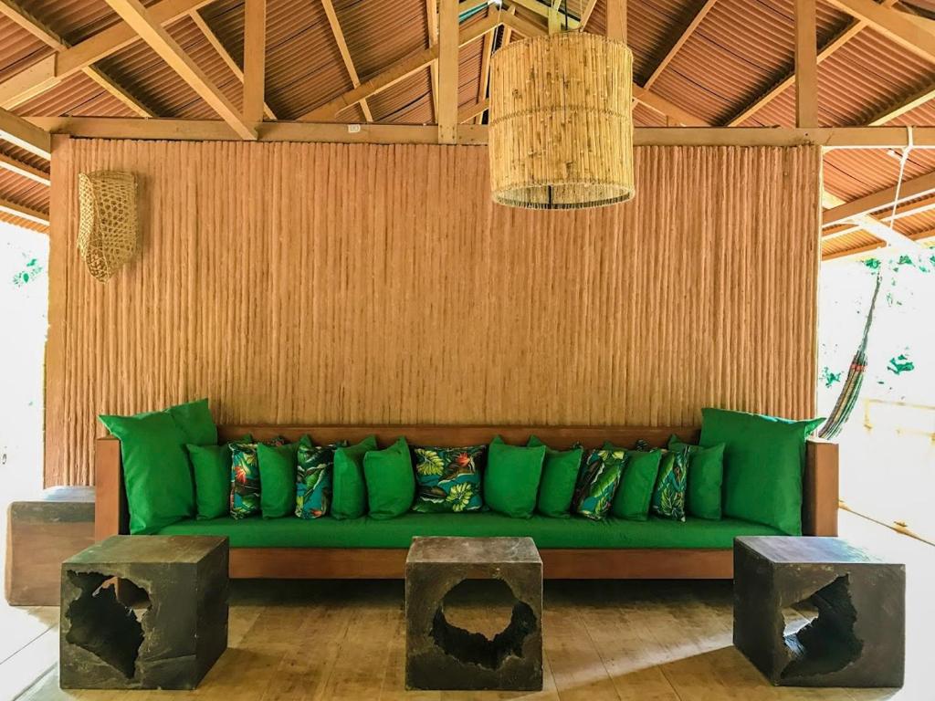 Posezení v ubytování Casa Amazonas