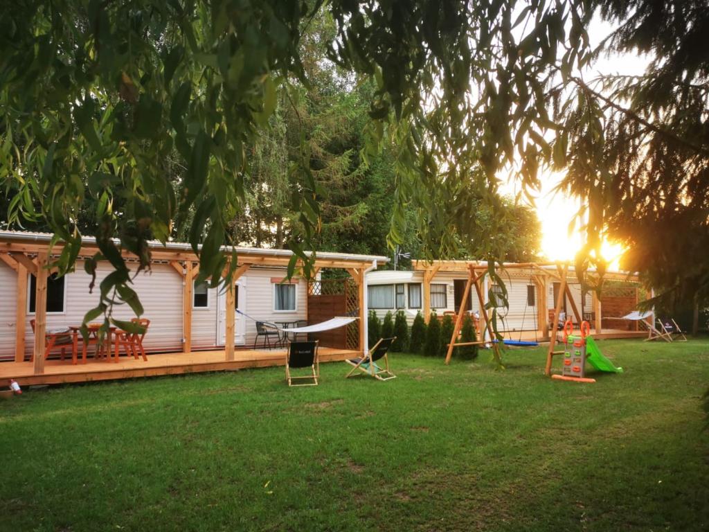 Zahrada ubytování Domki pod mazurskim niebem